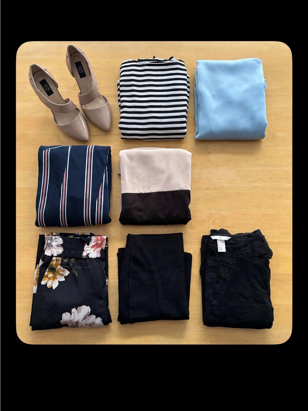 LOT Garde-robe Capsule Chic - XXS à M - Guess,Dynamite, H&M, Jones NY (8 pcs)
